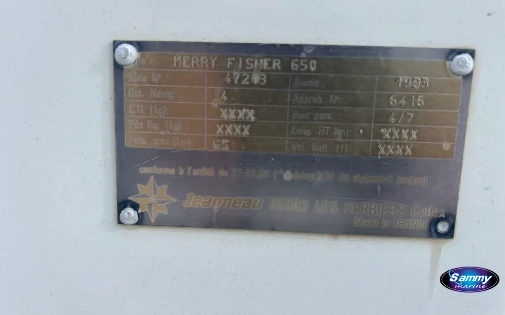 slider 14 Jeanneau Merry Fisher 650