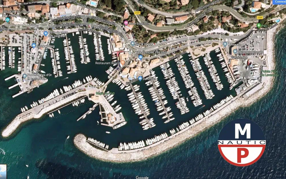 Place de port 10.50m par 3.25m Le Lavandou