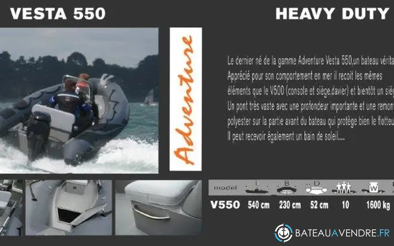 slider 15 Adventure Vesta 550 Fun