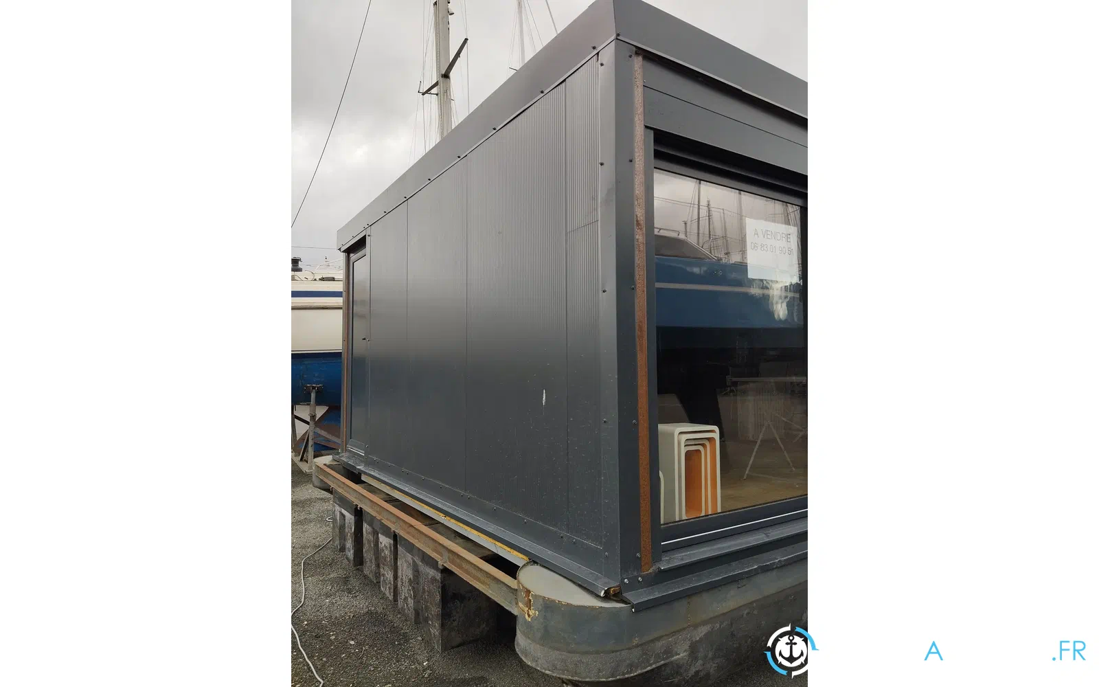 slider 1 Ponton Boat House boat open space , bureaux, selon projet