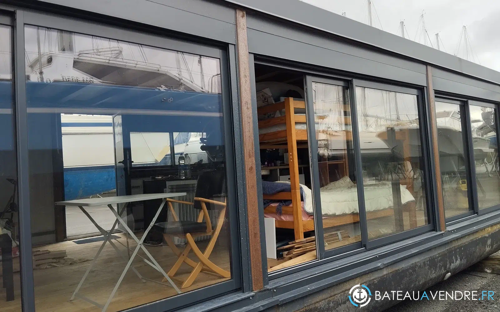slider 2 Ponton Boat House boat open space , bureaux, selon projet