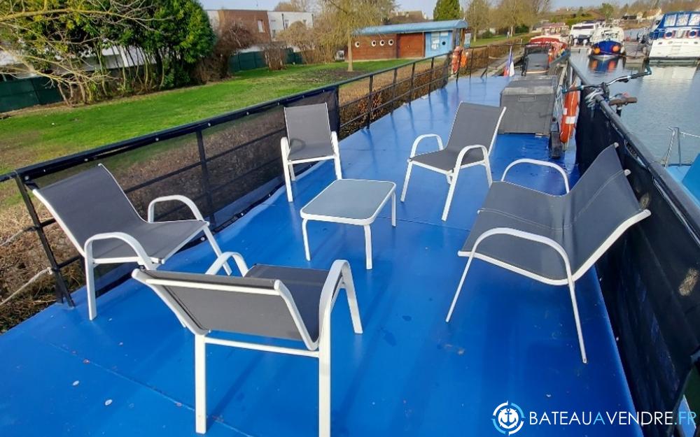 Bateau Logement 50m2 2 Cabines + 50m2 Terrasse pont photo de présentation