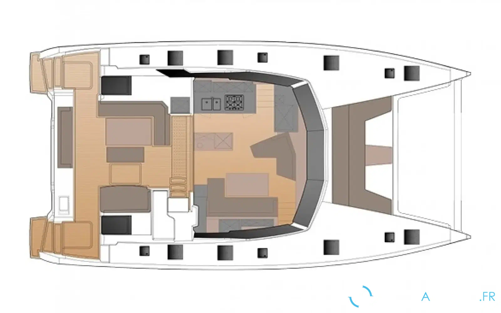 slider 33 Fountaine Pajot Aura 51