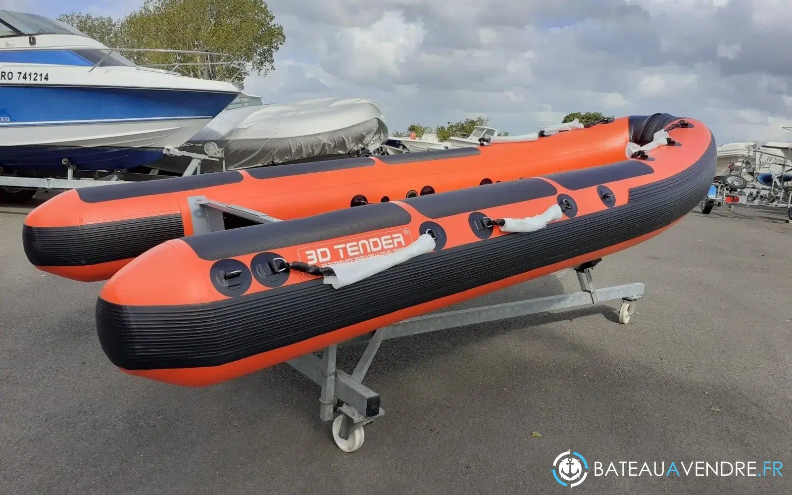 slider 2 3D Tender Rescue Boat 430