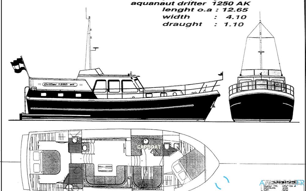 Aquanaut Drifter 1250 exterieur photo de présentation