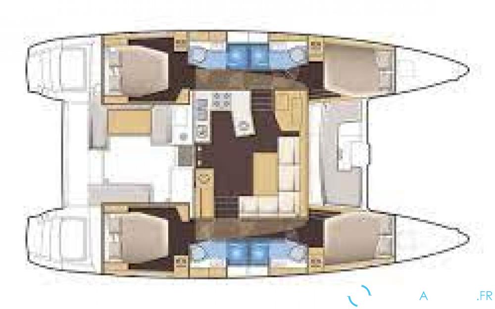 Lagoon 450 Sport Top interieur photo 2