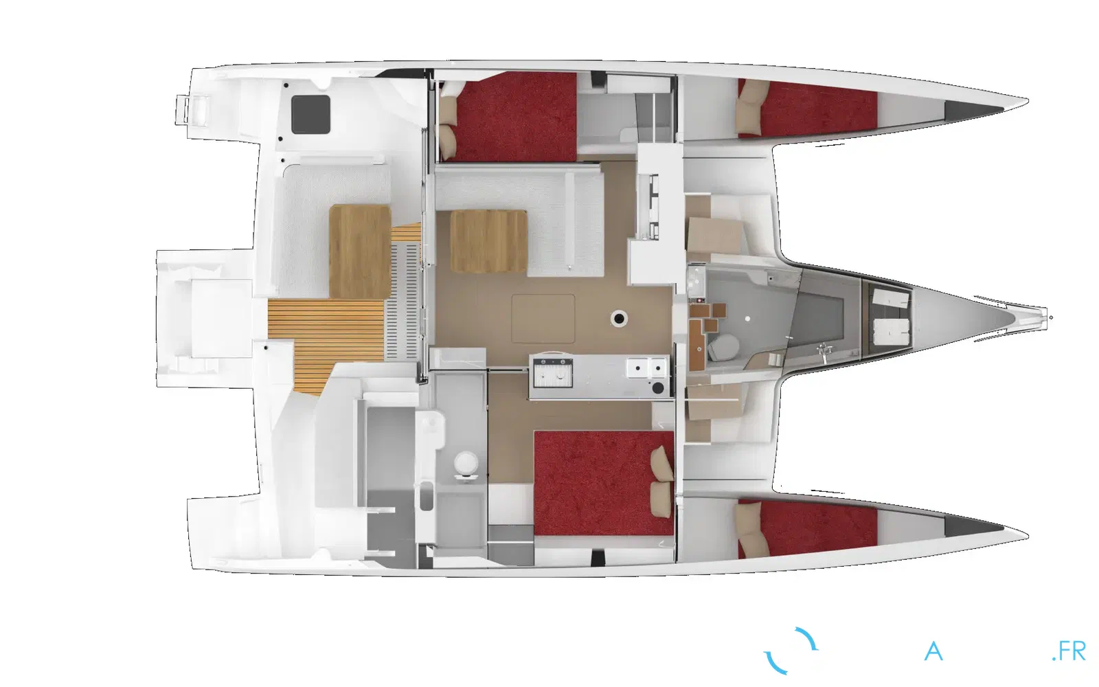 slider 37 Neel Trimarans Neel 43