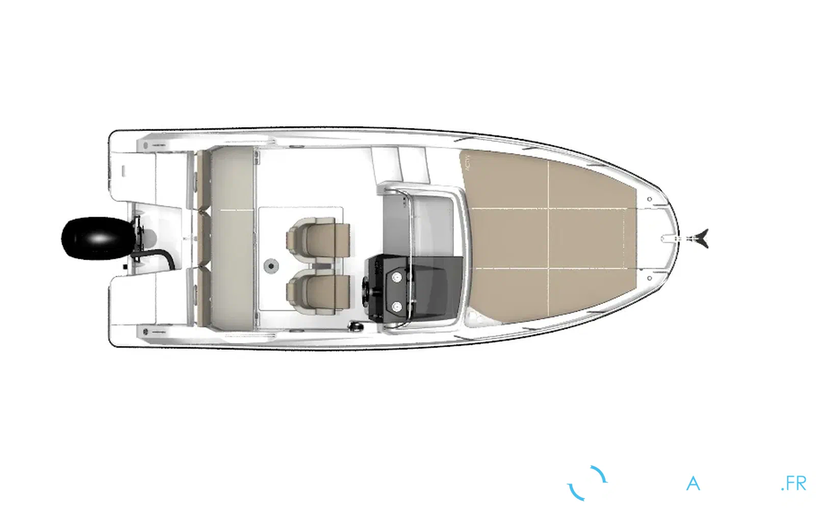 slider 9 Quicksilver Activ 675 Sundeck