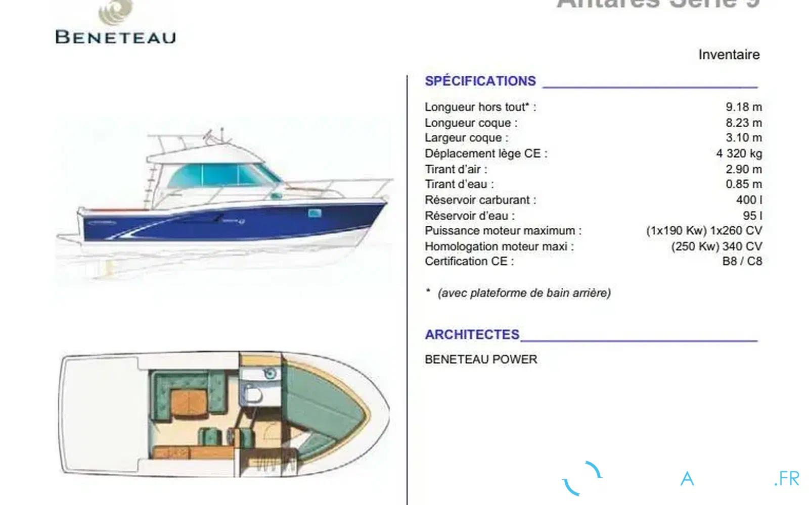 slider 17 Beneteau Antares Serie 9