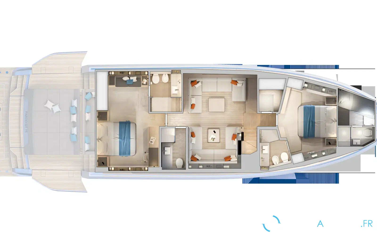 slider 26 Pardo Yachts Pardo 75 GT