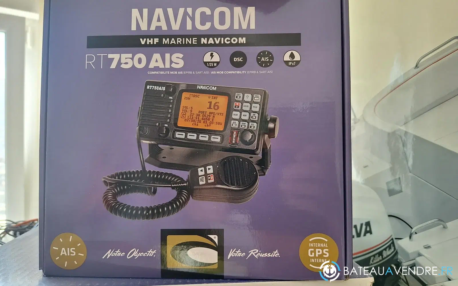 slider 0 VHF fixe RT750V2 avec GPS+AIS