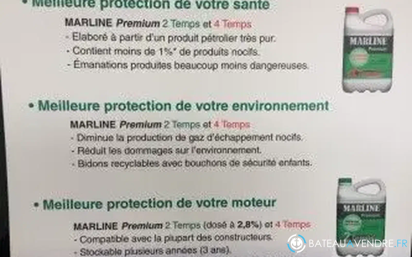 slider 1 Essence synthétique Marline 4 Tps