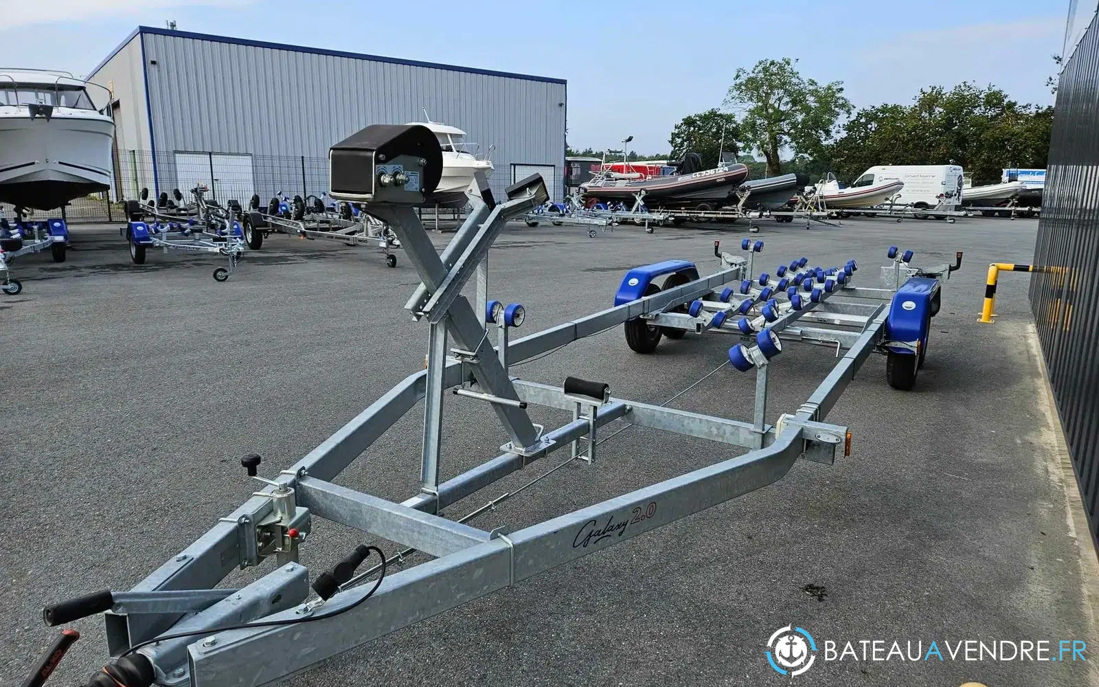 slider 1 Remorque porte bateau Sun Way Galaxy GD13 PTAC 2700 Kg