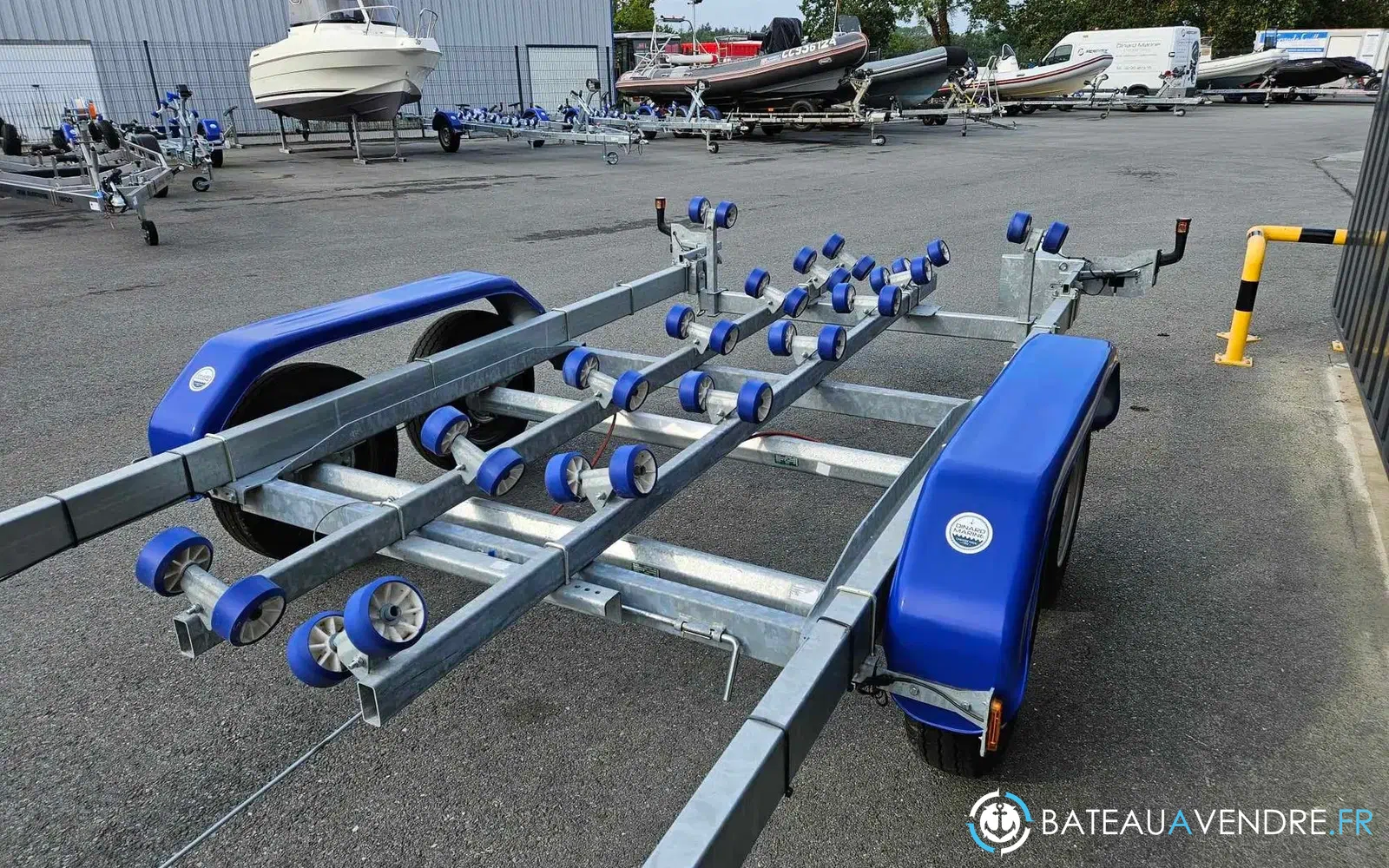 slider 2 Remorque porte bateau Sun Way Galaxy GD13 PTAC 2700 Kg