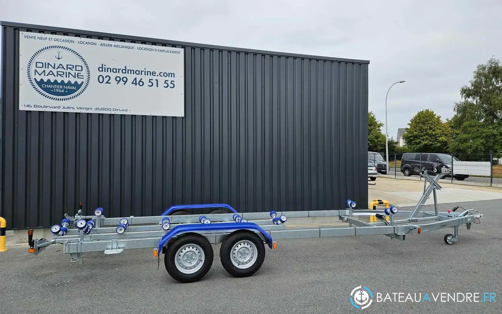 slider 0 Remorque porte bateau Sun Way Galaxy GD16 PTAC 3200 Kg