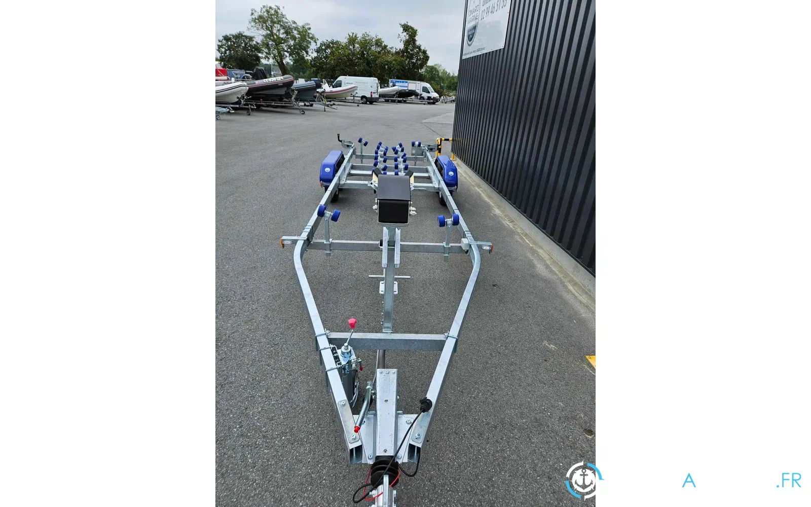 slider 5 Remorque porte bateau Sun Way Galaxy GD18 PTAC 3500 Kg