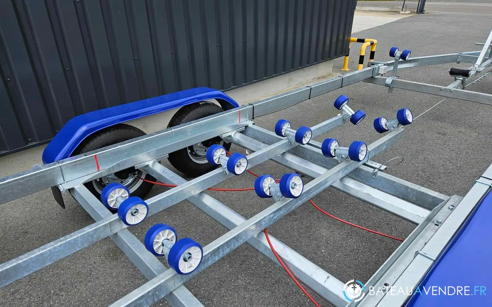 slider 6 Remorque porte bateau Sun Way Galaxy GD18 PTAC 3500 Kg
