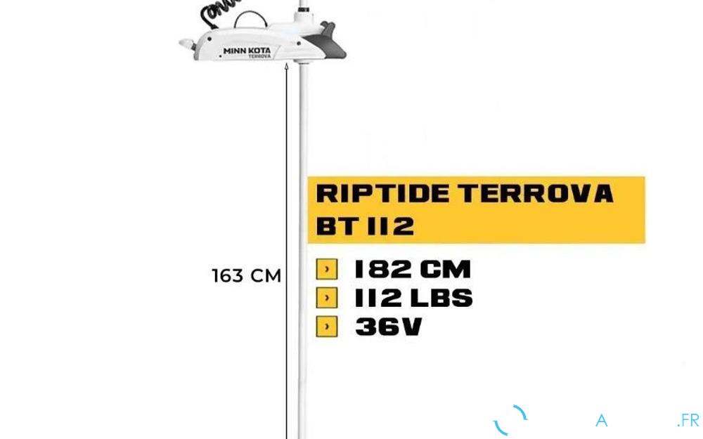 Moteur avant RIPTIDE TERROVA 112 Lbs GPS photo de présentation