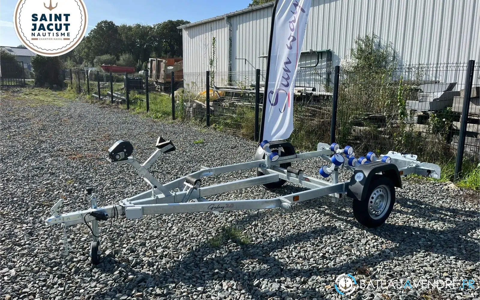 slider 0 Remorque Sun Way Galaxy GE75 PTAC 750 Kg