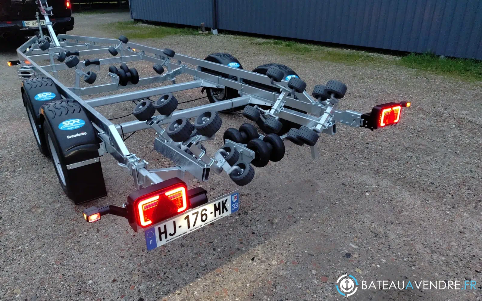 slider 2 Remorque double essieux BRENDERUP ELLEBI 3500 kg