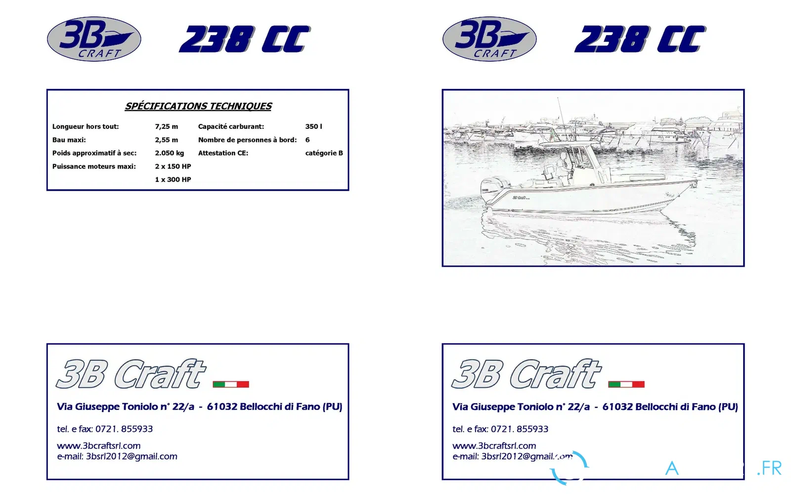 slider 15 3B Craft 238 CC