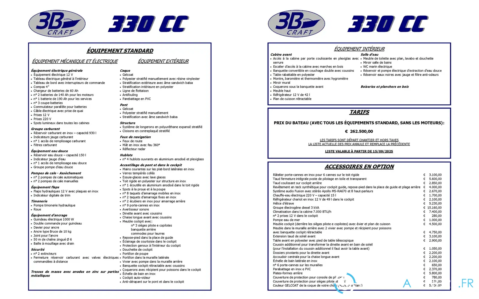 slider 23 3B Craft 330 CC