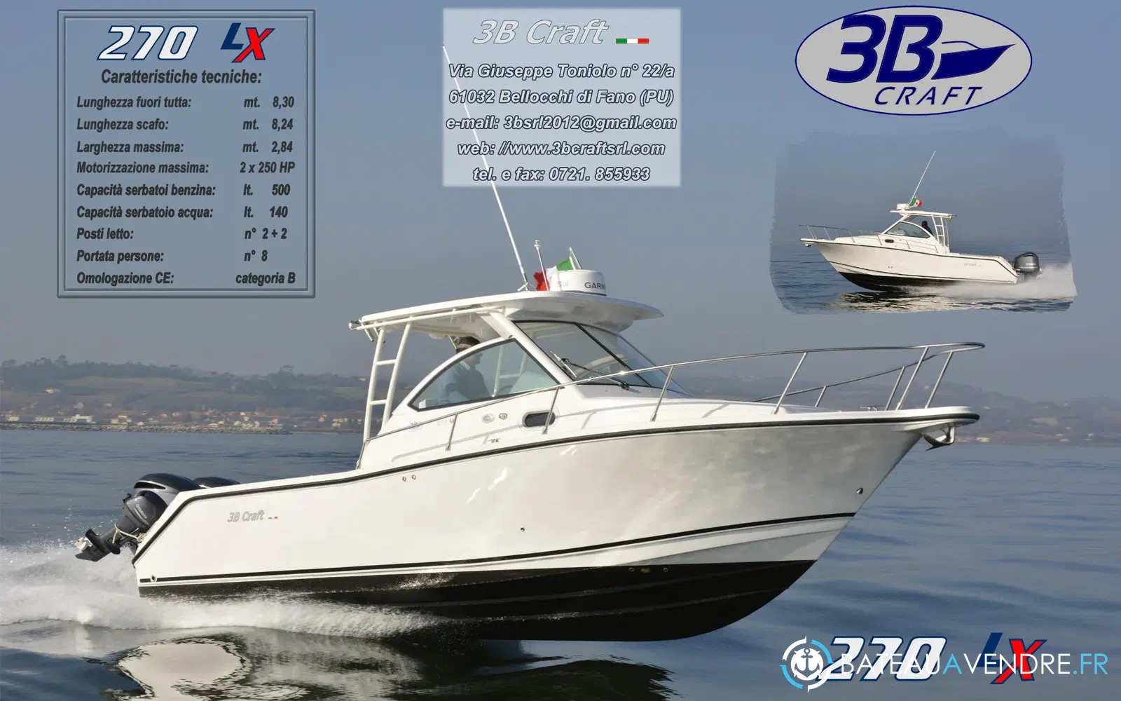 slider 14 3B Craft 270 LX
