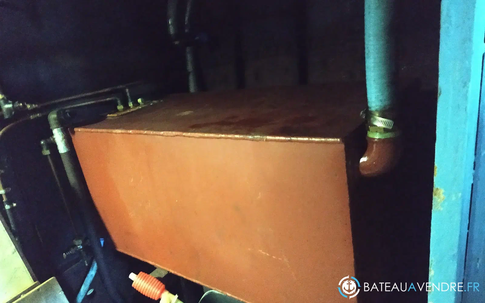 slider 13 Bateau Logement Tjalk authentique rare avec ses agrées mât voile dérives