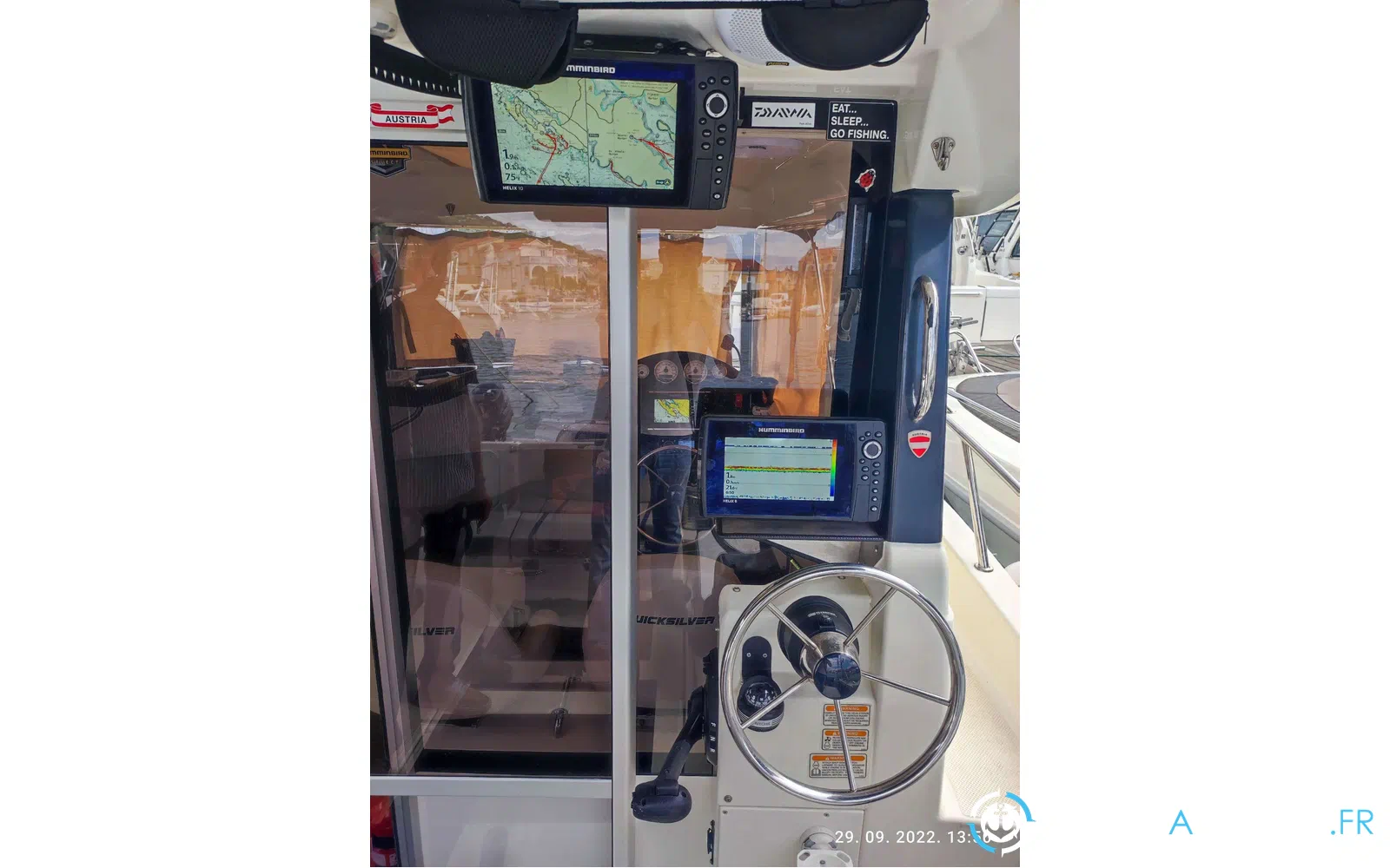 slider 20 Quicksilver 605 Timonier