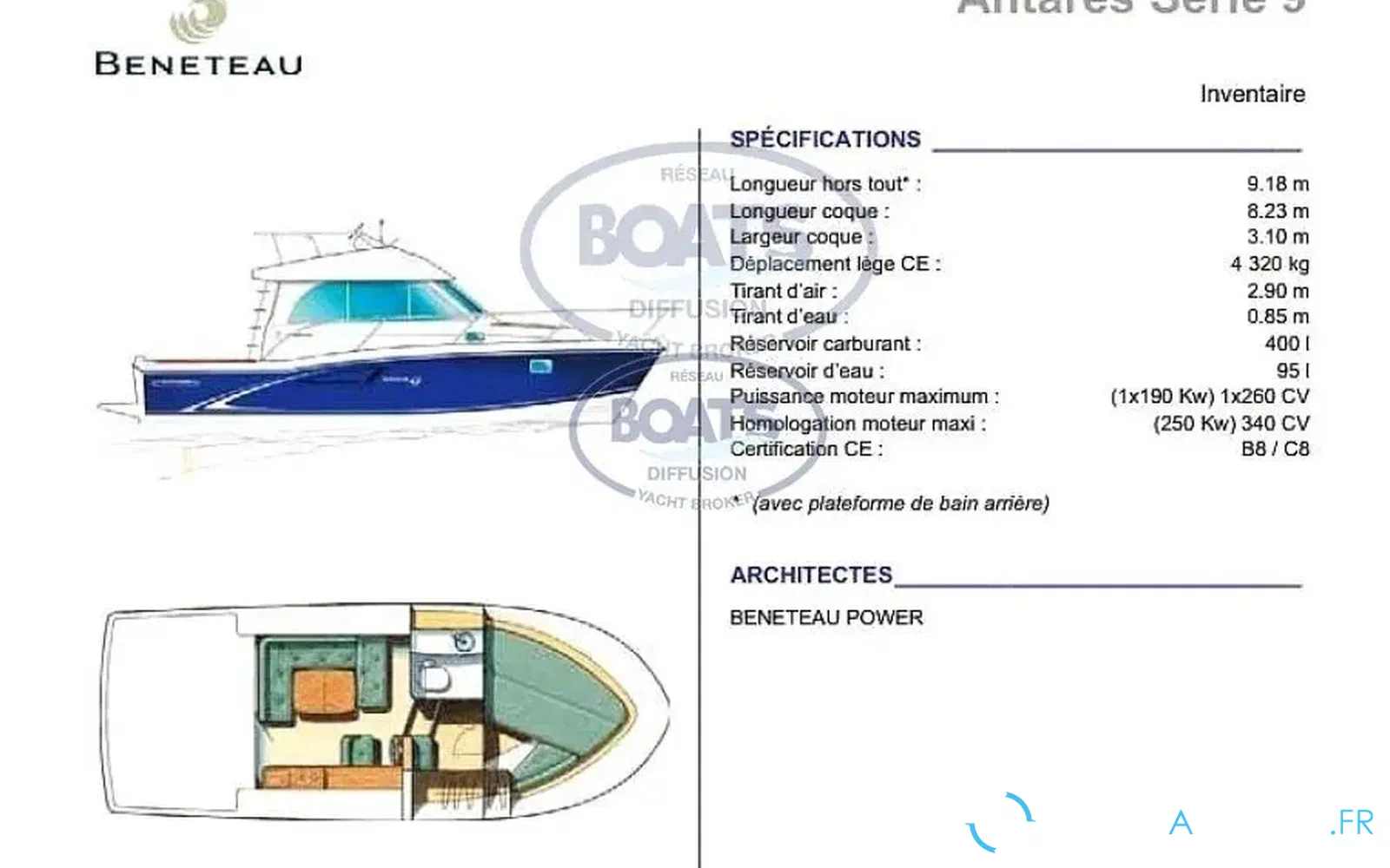 slider 7 Beneteau Antares Serie 9