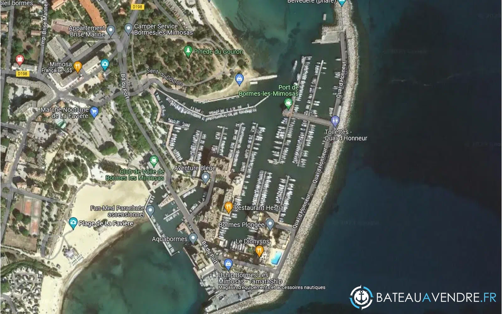 slider 0 Place de Port 8.00m x 2.90 m à Bormes les Mimosas