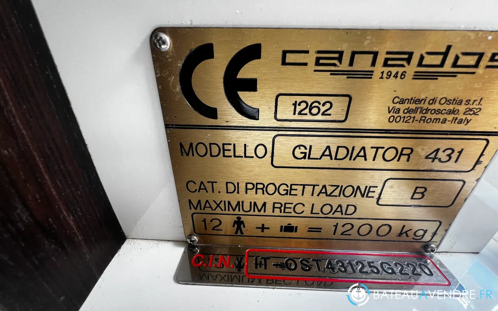 slider 23 Canados GLADIATOR 431 WA