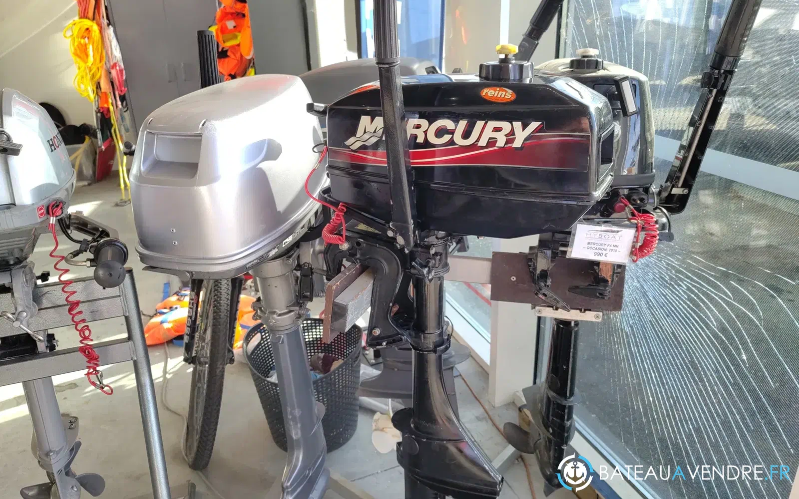 slider 2 Moteur MERCURY 3,3cv arbre court 2006