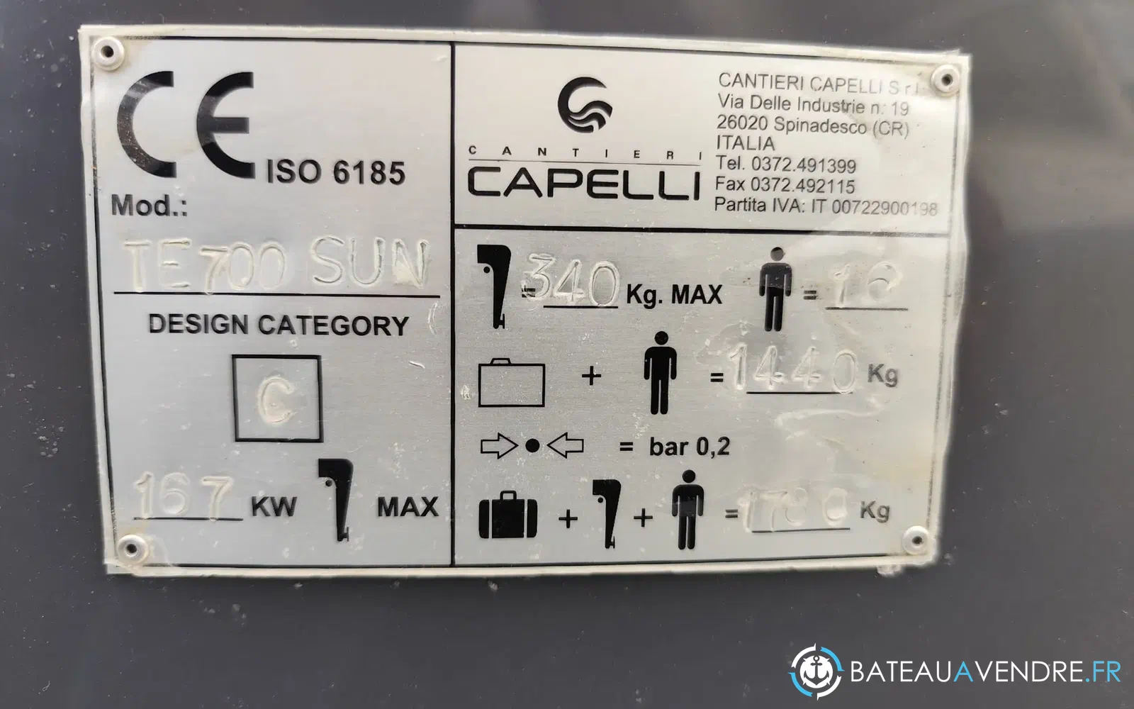 slider 16 Capelli Tempest 700