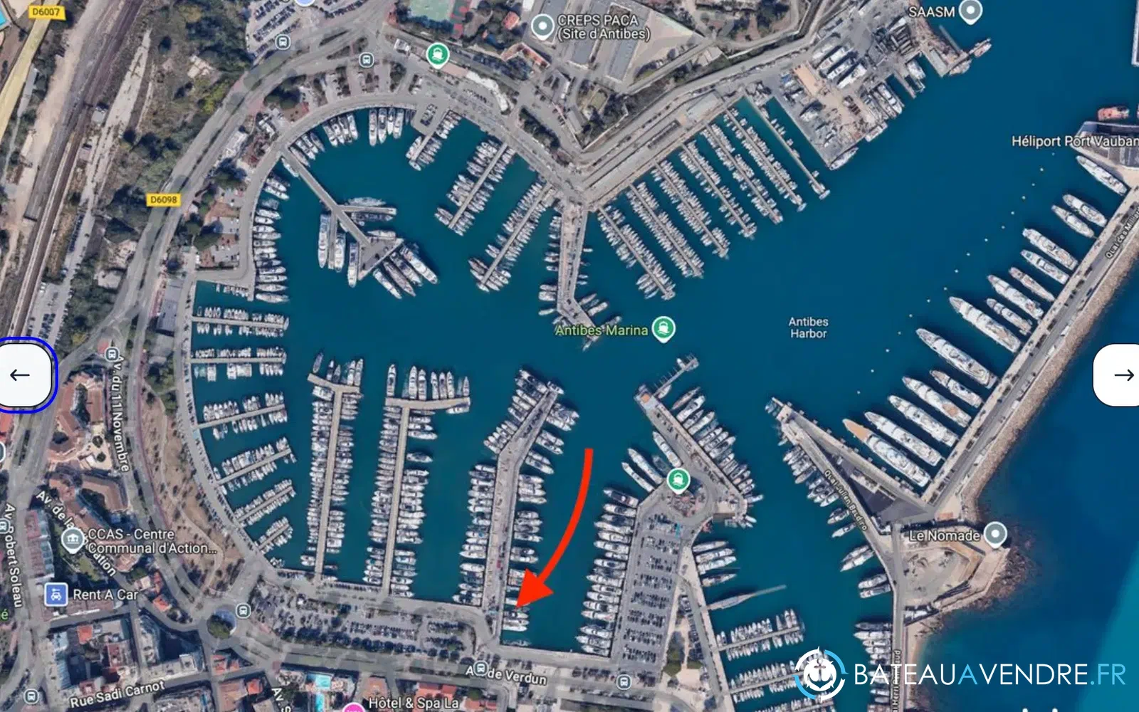 slider 0 Place de port 24x6m Antibes