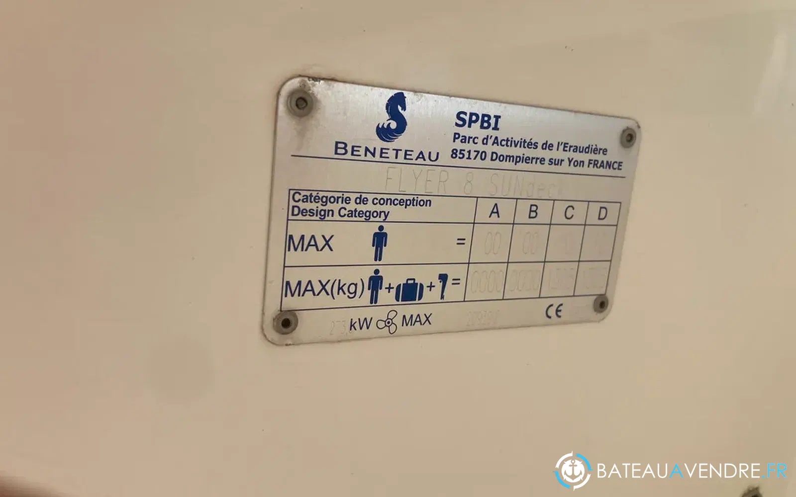 slider 25 Beneteau Flyer 8 SUNdeck