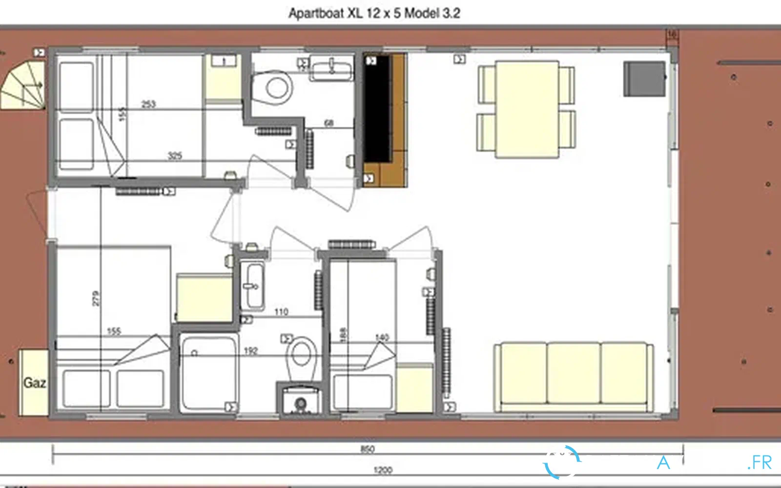 slider 21 La Mare Apartboat XL