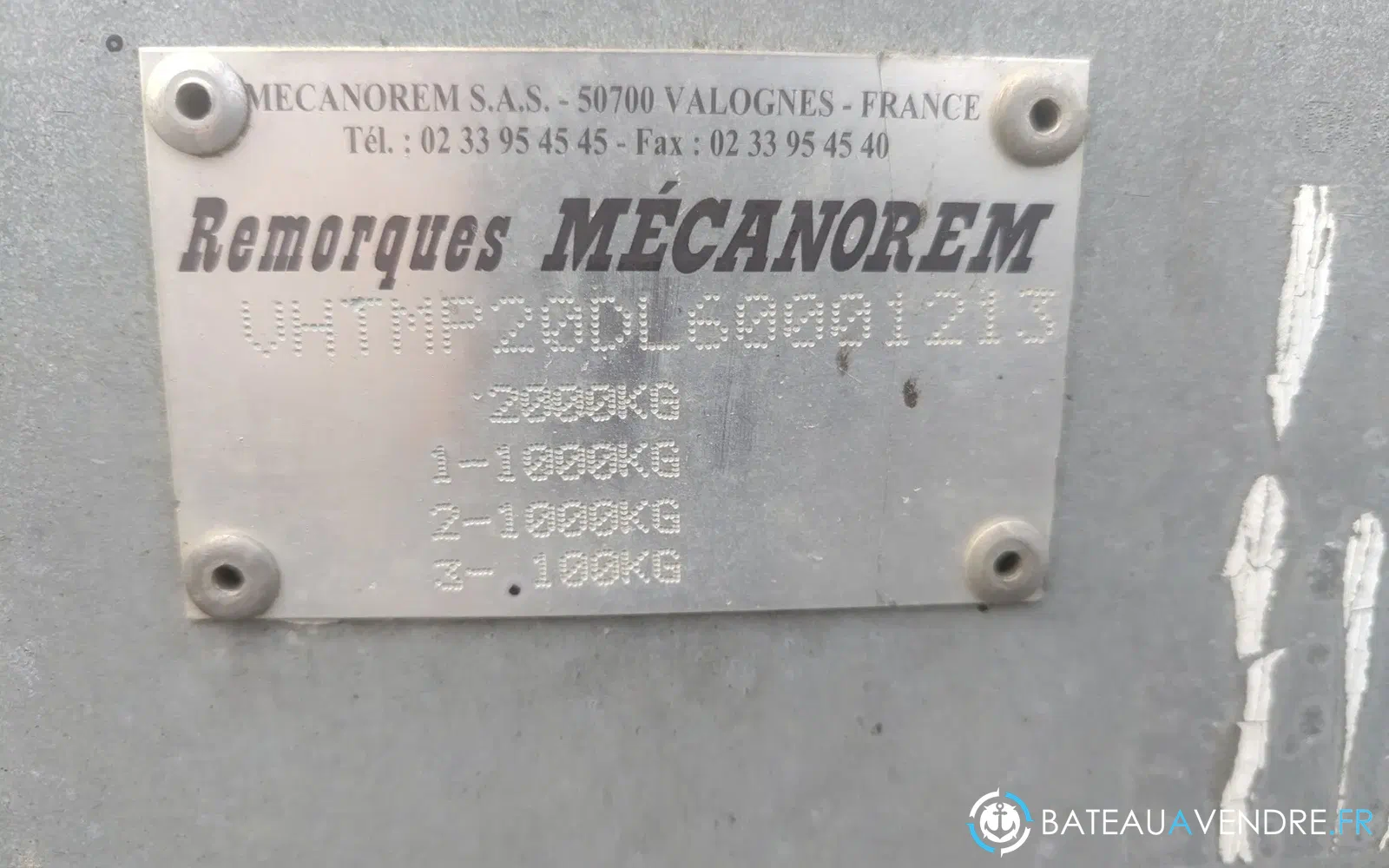 slider 6 Remorque porte-voiture hydraulique MECANOREM 2000 kg
