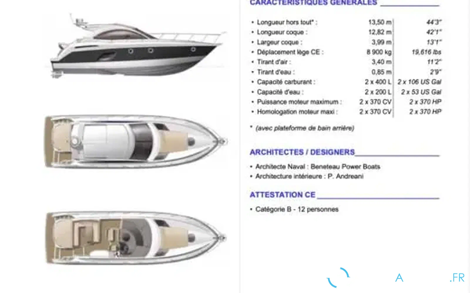 slider 20 Beneteau Monte Carlo 42