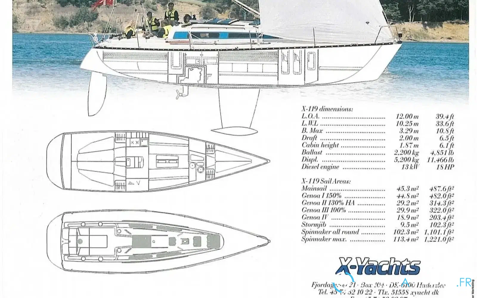 slider 32 X-Yachts X-119