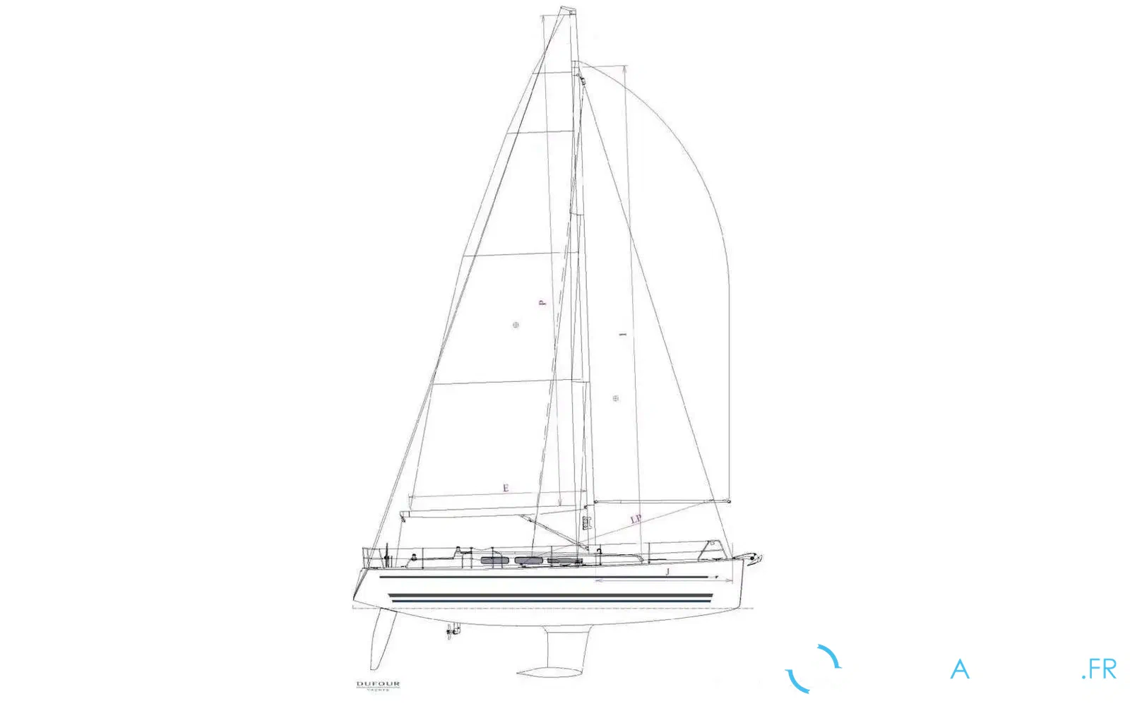 slider 25 Dufour 40 PERFORMANCE