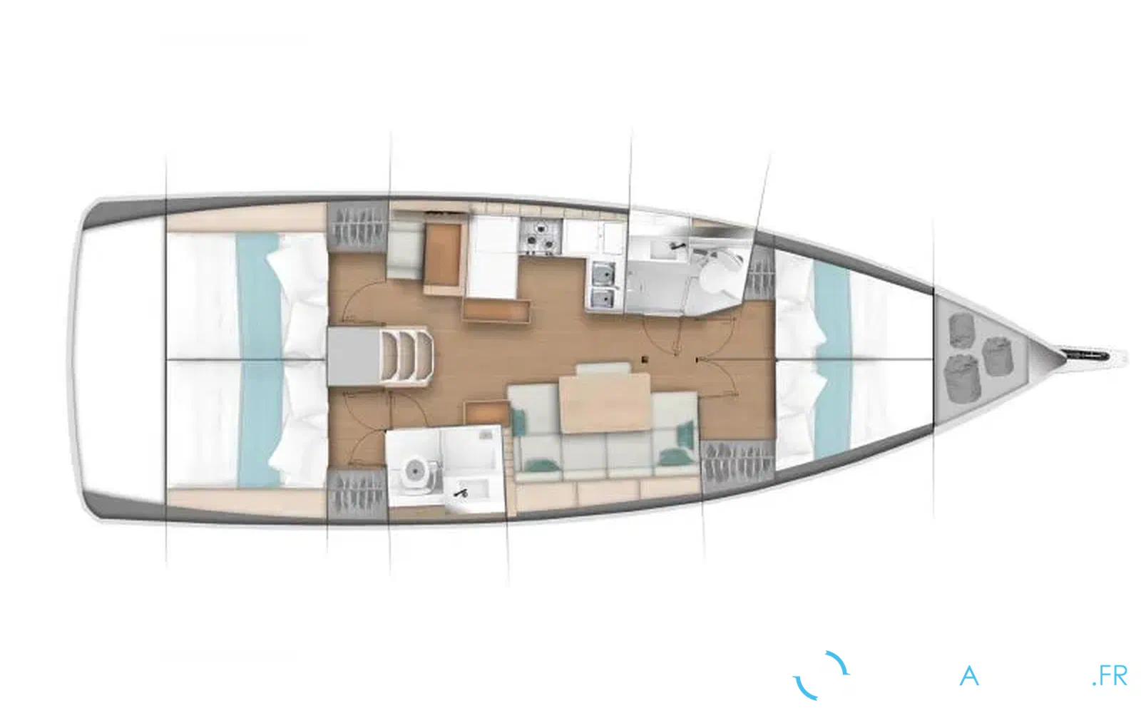 slider 34 Jeanneau Sun Odyssey 440