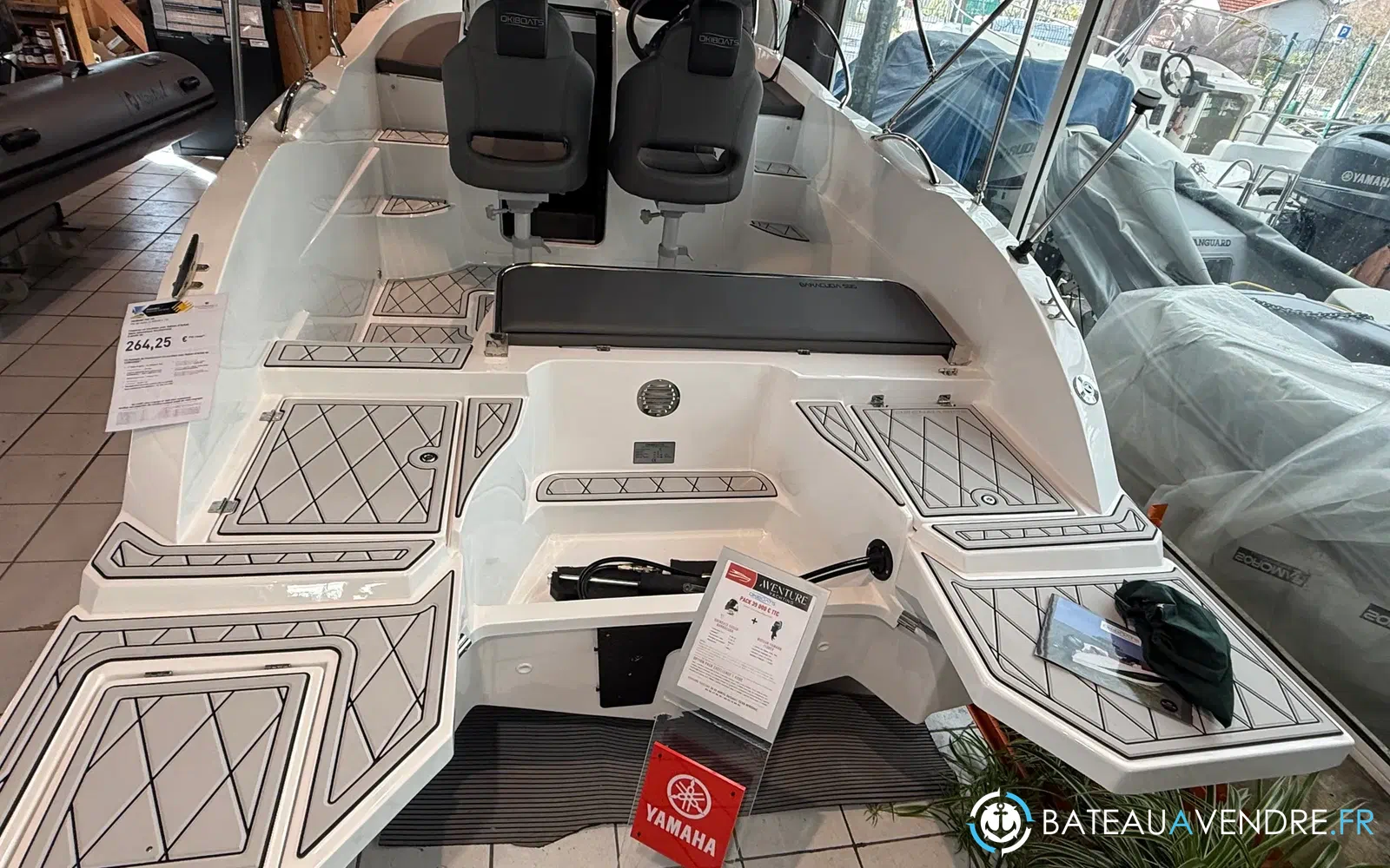 slider 6 Okiboats 595SD barracuda + moteur Yamaha