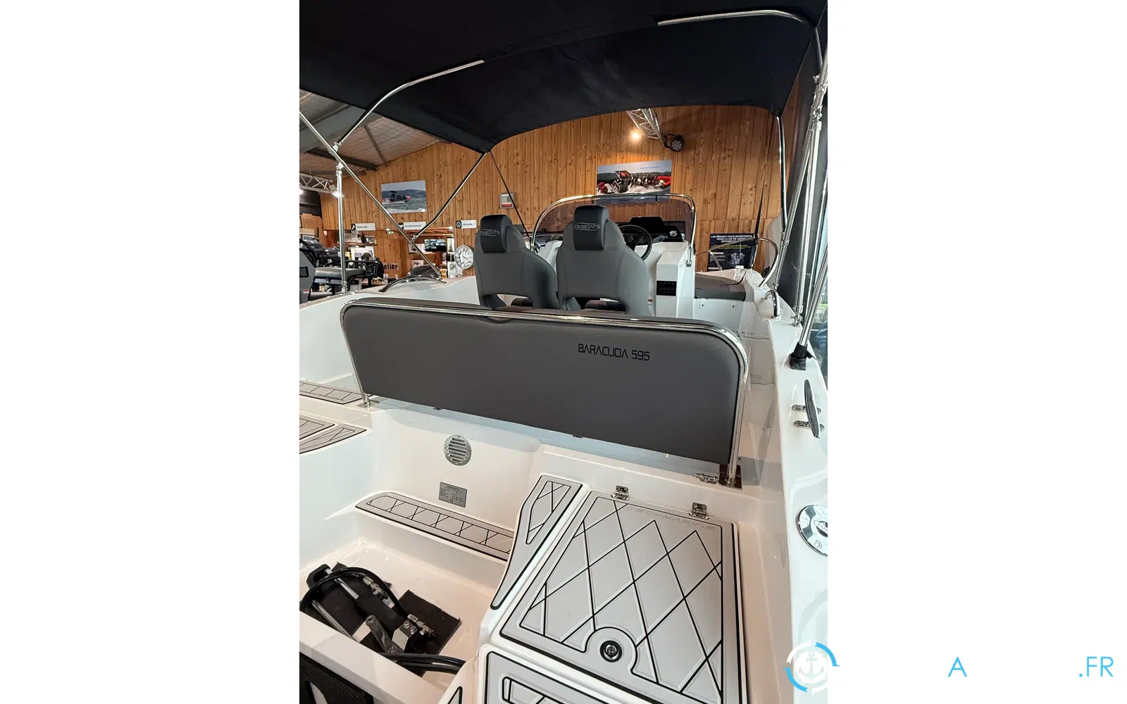 slider 7 Okiboats 595SD barracuda + moteur Yamaha