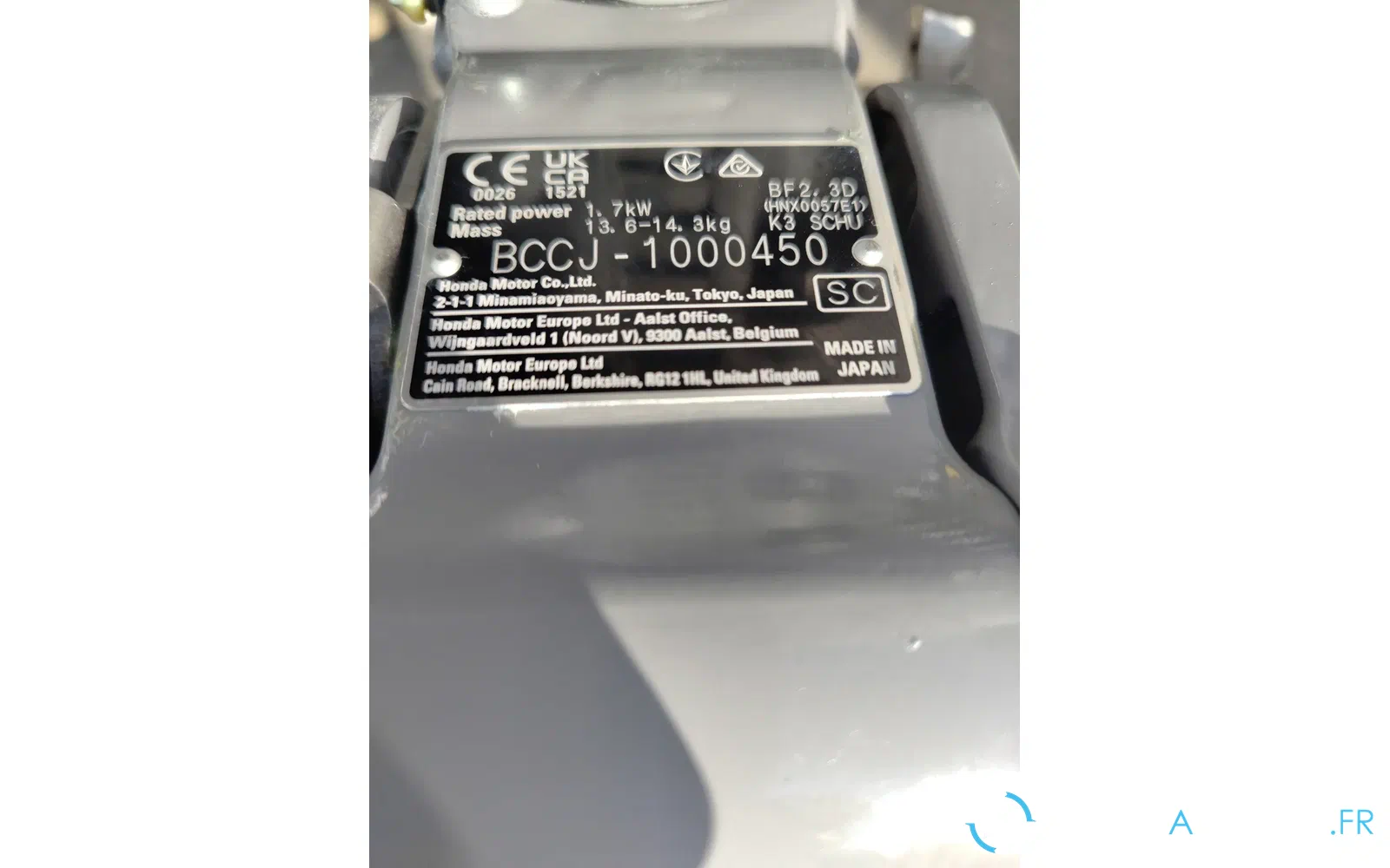 slider 5 NEUF ! HONDA BF2,3 DK3 SCHU arbre court