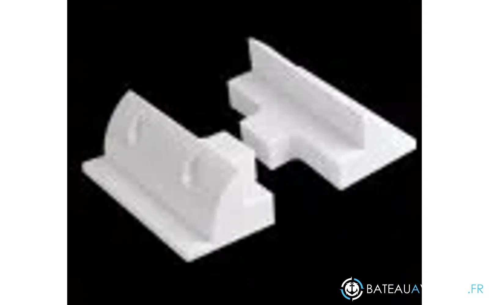 slider 0 Blocs intermédiaires blancs p. fixation de panneau solaire (2 pièces)