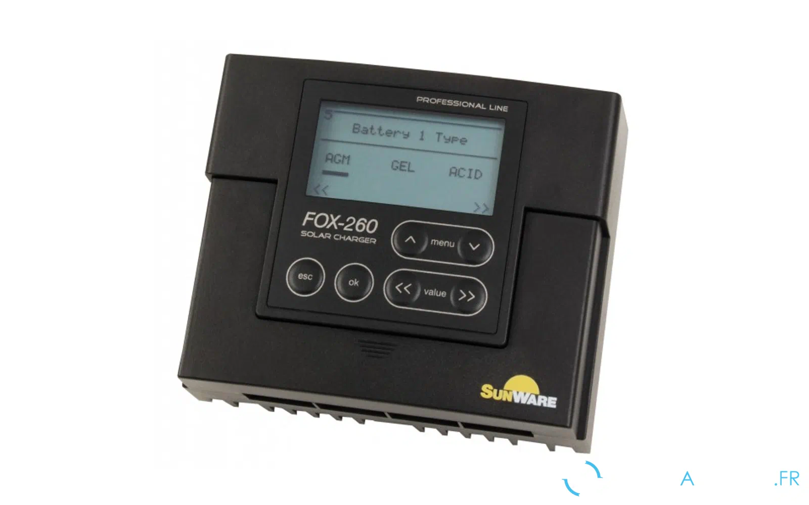 slider 0 FOX-260 pour 1 batterie avec LCD