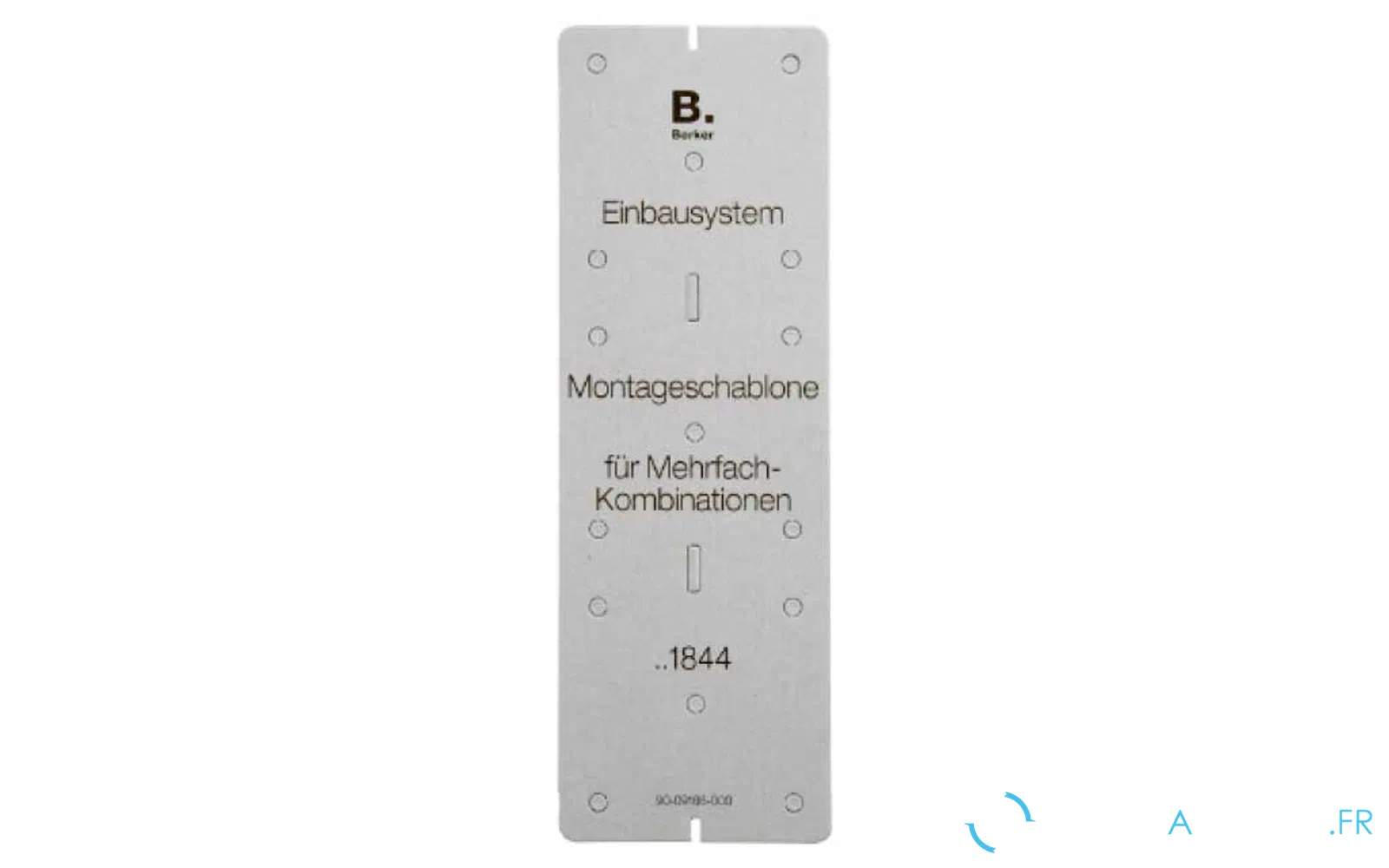 slider 0 Gabarit de montage pour combinaisons simples, doubles et triples (carton)