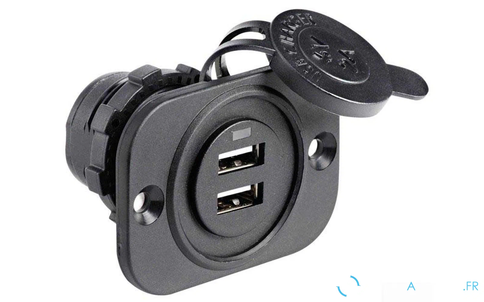 slider 0 Connecteur double USB encastrable