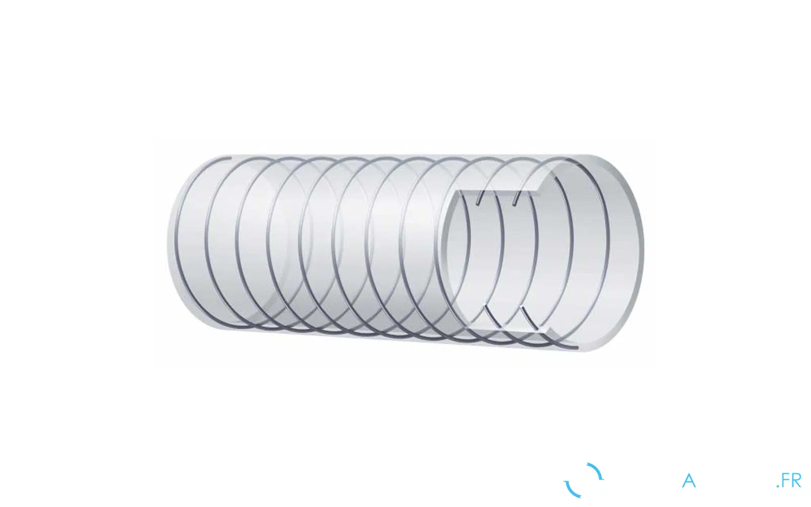 slider 0 Tuyau transparent avec spiral